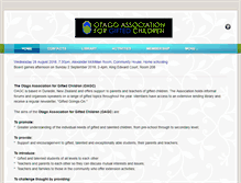 Tablet Screenshot of otagogifted.org.nz